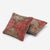 This beautiful 20'' x 20'' pillow cover set was made from authentic Turkish rug pieces. Bright colors of wool adorn the...
