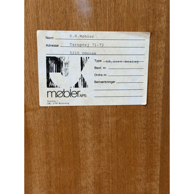 s.h. Møbler Oak Hutch With Glass Doors Danish Mid-Century Modern 1960s For Sale - Image 10 of 11