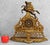 A Rococo Brass Equestrian Mantle Clock Case, c. Early 20th Century - Pairs Nicely with Many Traditional & Eclectic...