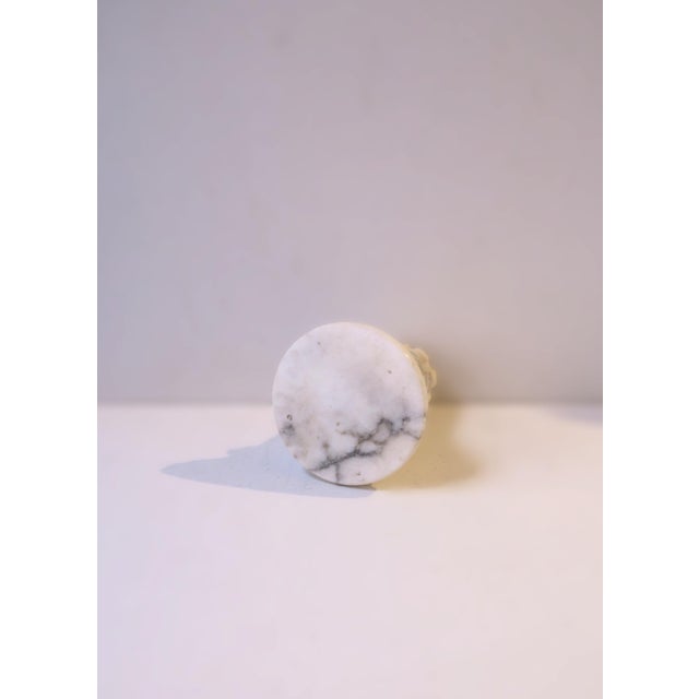 Italian Marble Column Neoclassical Decorative Object, Circa Early 20th Century For Sale - Image 13 of 13