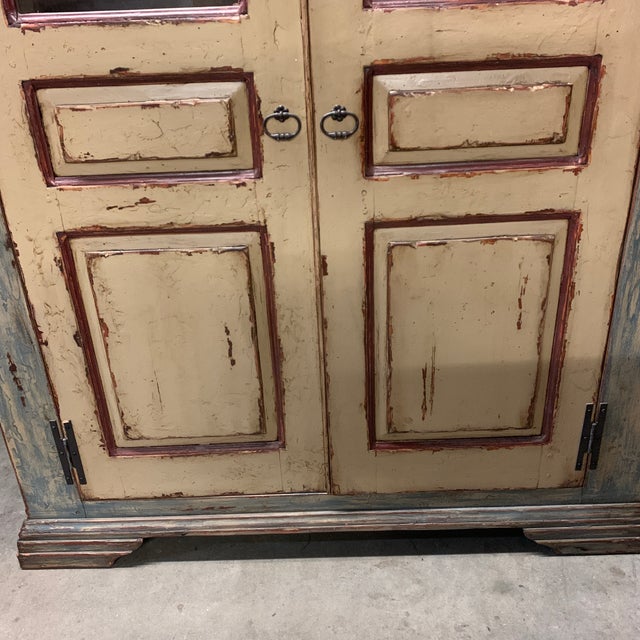 Industrial Woodland Furniture Armoire For Sale - Image 9 of 13