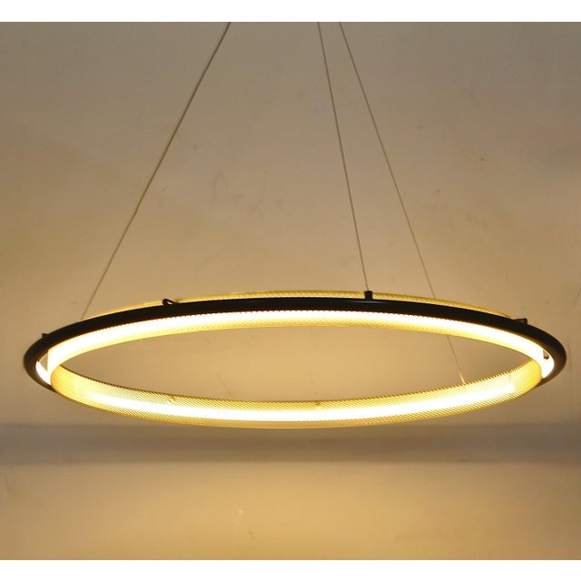 Large West Elm Hoop Pendant Light | Unused For Sale In Fayetteville, AR - Image 6 of 6