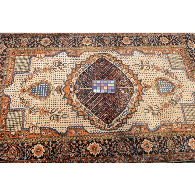 The scatter and room size pieces made in the Arak/Sultanabad area, between 1880 and 1910, with firm and leathery well-...