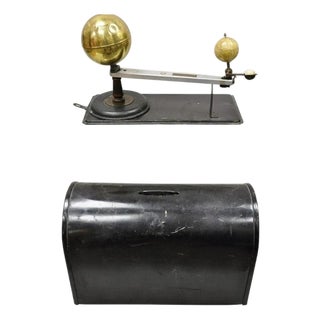 Antique the Vetter Co Ideal Planetarium Model 1930s in Original Case For Sale