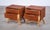 Wood Teak Bedside Tables with Oak Frame, Denmark, 1960s, Set of 2 For Sale - Image 7 of 13