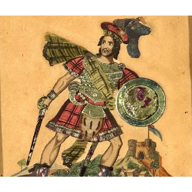 Art Deco 19th Century Theatrical Tinsel Print Mr. Macready as Rob Roy MacGregor For Sale - Image 3 of 10