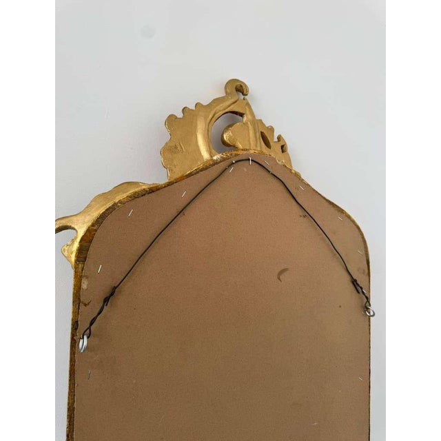 Glass Rococo Gold Floor Mirror – Romantic Ornate Statement Piece For Sale - Image 7 of 12