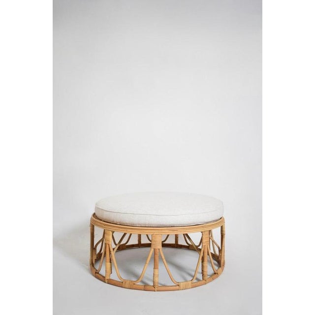 Arrabida Rattan Stool by Barracuda Interiors For Sale - Image 6 of 6