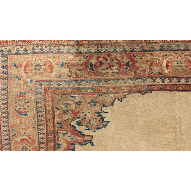 Keivan Woven Arts, E-0702, Ziegler Sultanabad Rug- 9′10″ × 11′5″ For Sale - Image 9 of 11