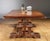 Italian Rustic Tuscan Solid Walnut Trestle Dining Table For Sale - Image 4 of 4