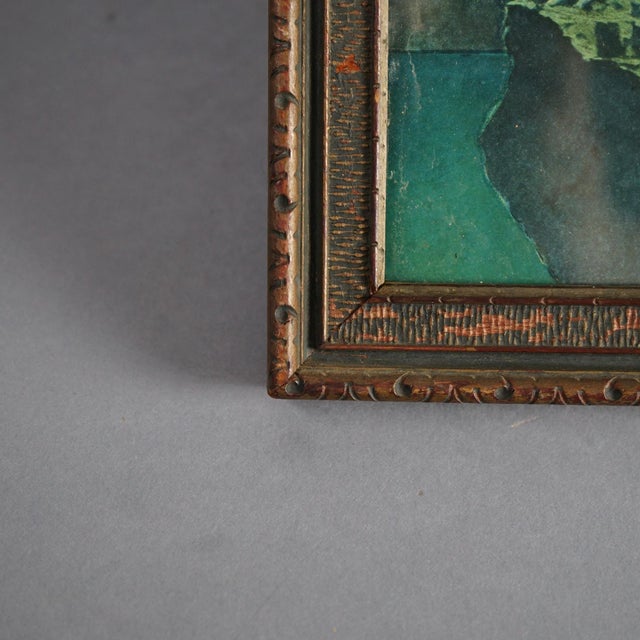 Antique Maxfield Parrish Reinthal & Newman Print “Wild Geese”, Framed, C1920 For Sale - Image 10 of 10