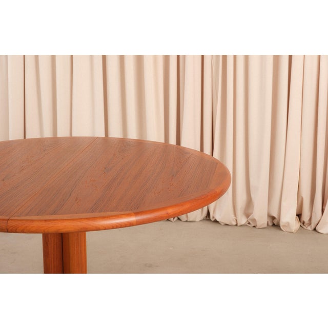 1960s Laurits M. Larsen Extendable Teak Dining Table Danish Modern Møbelfabrik a/S For Sale - Image 9 of 13