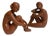 Goebel, Terracotta Nude Women 1960s, Set of 2, 1960s, Ceramic For Sale