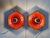 Orange Ceramic Wall Lights from Hustadt Leuchten, Germany, 1970s, Set of 2 For Sale - Image 8 of 18