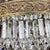 Metal Large Italian Gilded Bronze and Crystal 6-Light Chandelier, 1960s For Sale - Image 7 of 16