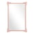 Fleur Home Garden District Napoleon Rectangle Mirror in Salmon Berry, 30x40 For Sale