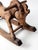 Brown Antique Folk Art Carved Wooden Rocking Horse Primitive Sculpture For Sale - Image 8 of 12