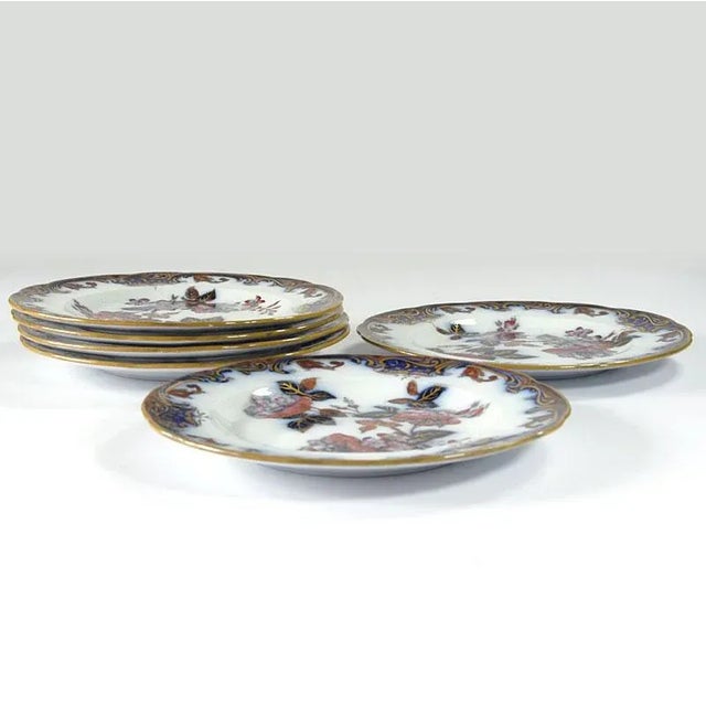 English Dessert Plates from Wedgwood, 1840, Set of 6 For Sale - Image 6 of 10