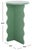 Modern Lilith Wavy Accent Table in Sage Green For Sale - Image 3 of 8