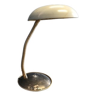 Vintage Patinated Desk Lamp, 1960s For Sale