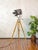 Industrial Studio Spotlight Floor Lamp on Berlebach Wooden Tripod from ADB, Belgium, 1960s For Sale - Image 4 of 15