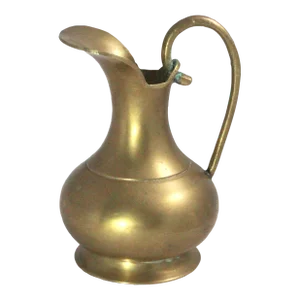 Vintage Solid Brass Pitcher