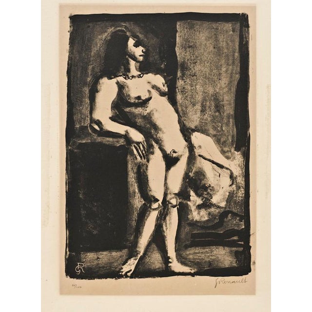 Original lithograph, edited in 100+25 pieces numbered and hand signed. 3rd statem, the first with monogram printed on...