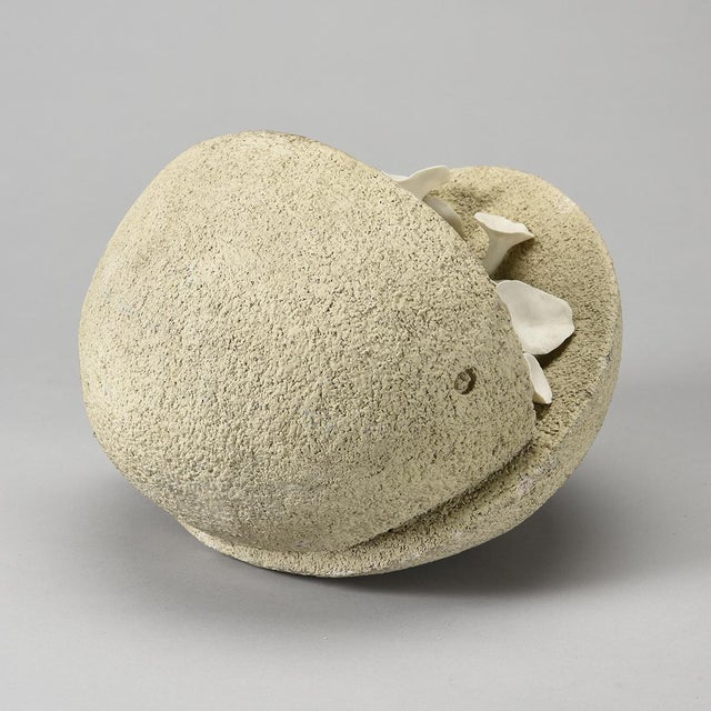 Stone and Porcelain Sculpture, France, 1970s For Sale - Image 6 of 10