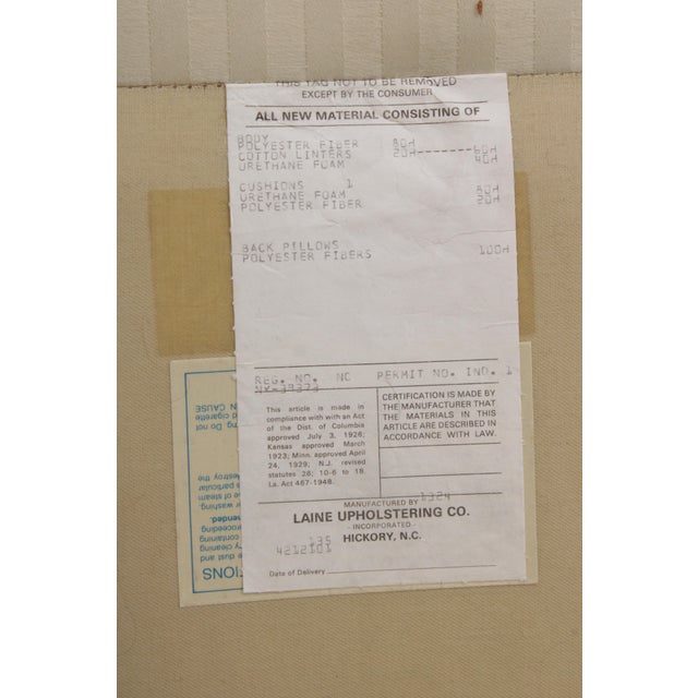 Laine Sheraton Style Mahogany Settee Loveseat For Sale - Image 18 of 18