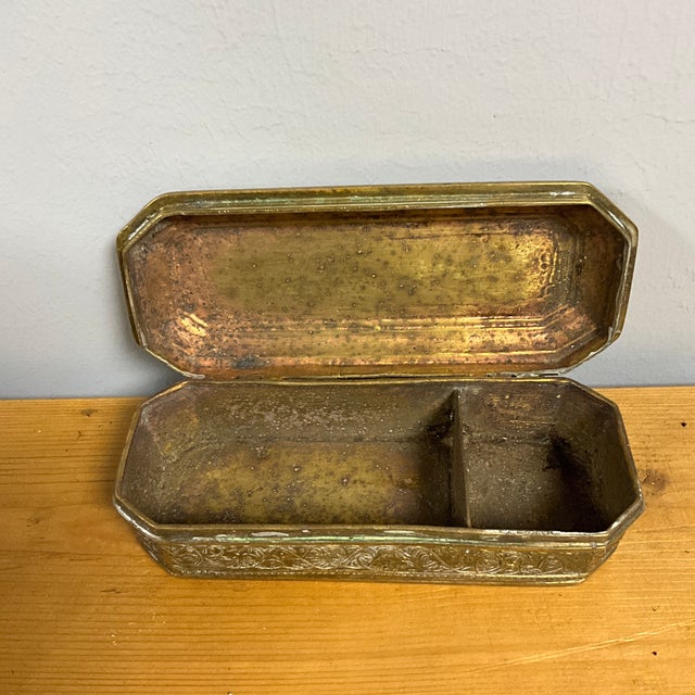 Brass Antique Betel Box For Sale - Image 8 of 9