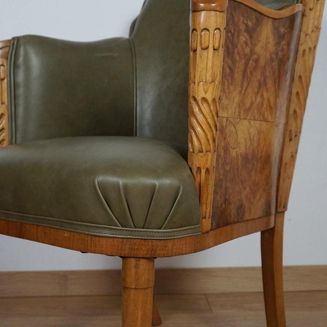 Vintage Art Deco Desk Chair by Maurice Adams, 1930s For Sale - Image 3 of 12