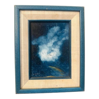 Small Vintage Painting, Framed For Sale