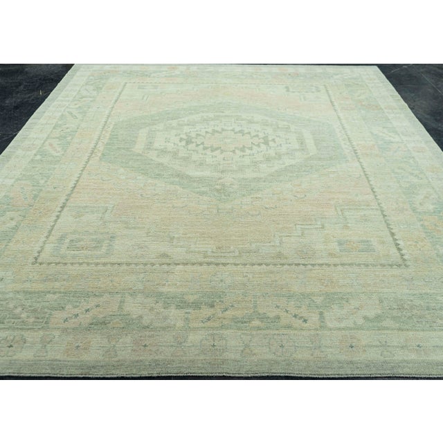 Early 21st Century Turkish Oushak Rug 10'2" x 15'1" #19336 For Sale - Image 5 of 8