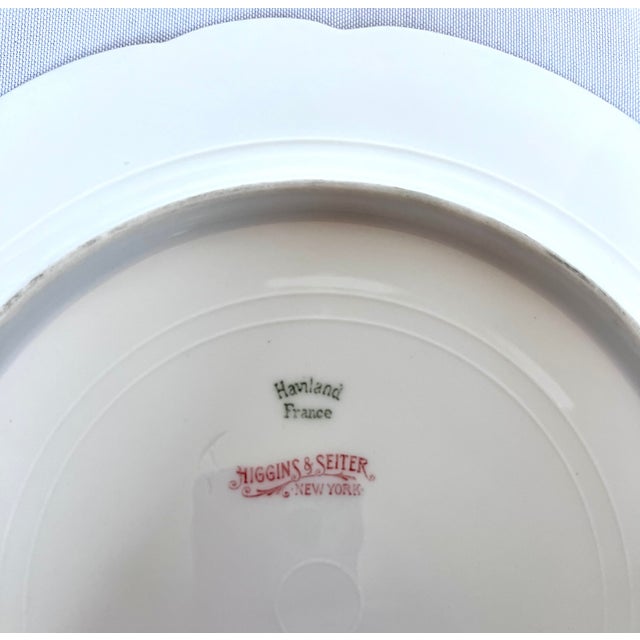 Early 20th Century Haviland & Co. Pansy Plates For Sale - Image 16 of 17