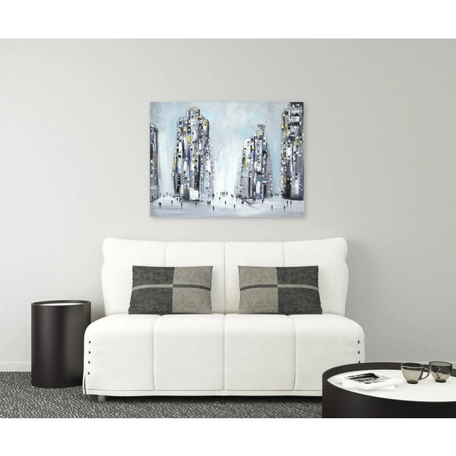 "Early City Stroll" Original Artwork by Ekaterina Ermilkina For Sale - Image 9 of 10