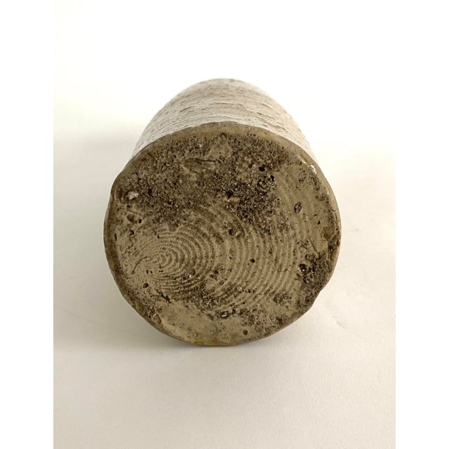 Brown Antique German Stoneware Beer Bottle For Sale - Image 8 of 8