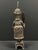 Brown African Tribal Art Benin Bronze Warrior Statue For Sale - Image 8 of 9