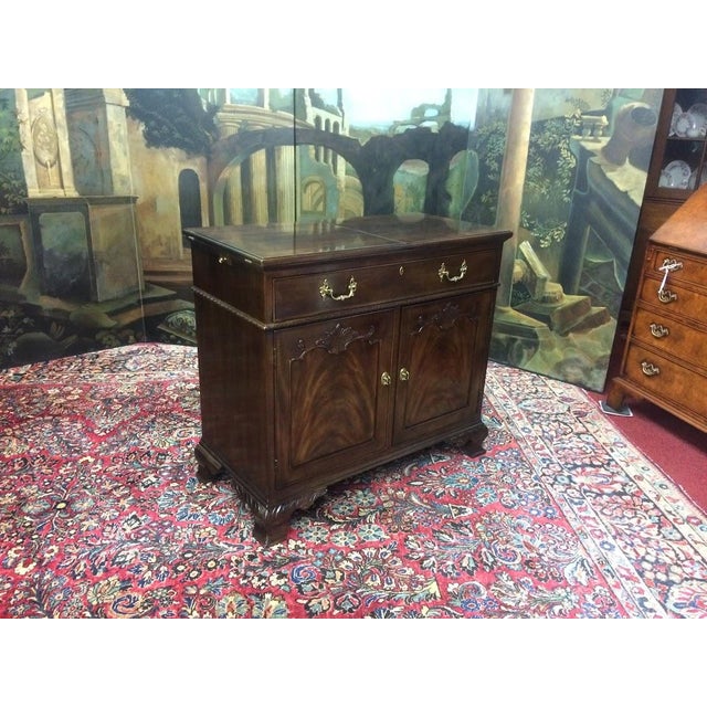 1990s Vintage Server, Henredon Rittenhouse Flip Top Server For Sale - Image 5 of 16