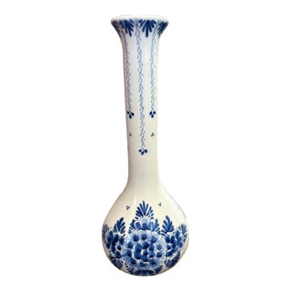 Royal Delft Vase Circa 1933 For Sale