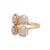 Not Yet Made - Made To Order Statement Illusion Diamond Wedding Cocktail Ring in 18k Solid Rose Gold Size 6.5 For Sale - Image 5 of 5