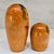 Vintage Hand‑Painted Kokeshi Doll Pair – Autumn Leaf Motif For Sale - Image 4 of 9
