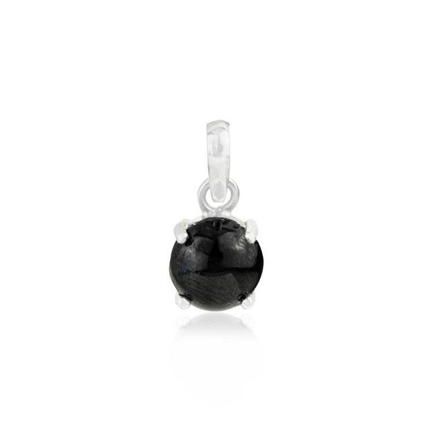 Handmade 3.95 Ct Black Star Pendant Set in 925 Sterling Silver For Sale - Image 9 of 12