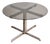 Glass and Steel Table attributed to Florence Knoll for Roche Bobois, 1970s For Sale