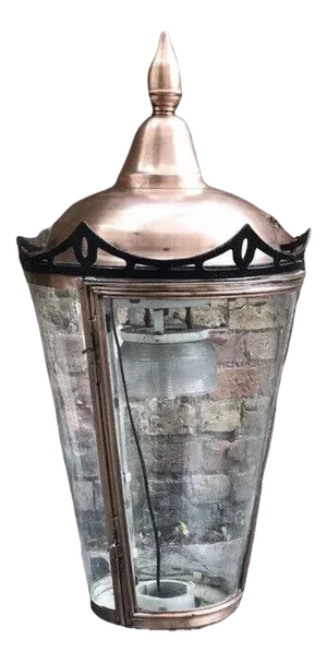 Large Copper Lampost Lantern