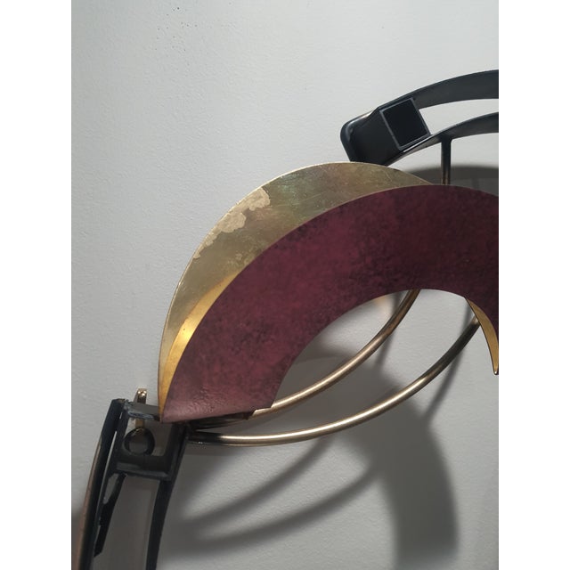 1990s Curtis Jere Abstract Metal Wall Hanging Sculpture For Sale - Image 5 of 5