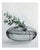 Justyna Kuklo, Grey Transparent Vase with a Twig, 2018, Oil Painting on Canvas, Framed For Sale