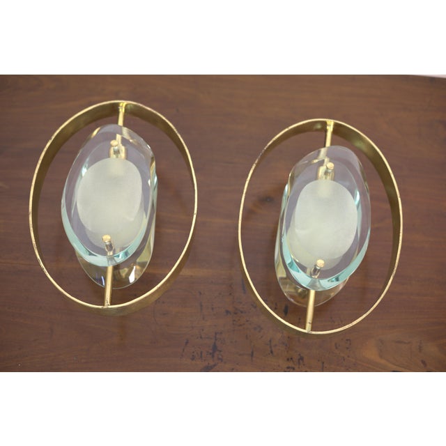 2240 Lights by Max Ingrand for Fontana Arte, 1960, Set of 2 For Sale - Image 10 of 10