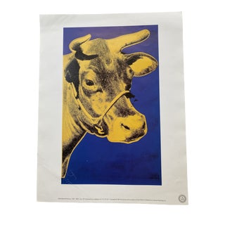 1989 Andy Warhol Estate "Cow - 1971" Pop Art Offset Lithograph For Sale