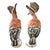 1960s Pair of Mottahedeh Italian Ceramic Hoopoe Birds – Meissen-Inspired Hand-Painted Sculptures For Sale In Los Angeles - Image 6 of 9