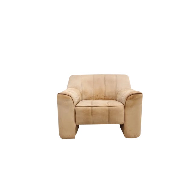 Leather Ds 44 Armchair in Brown from De Sede For Sale